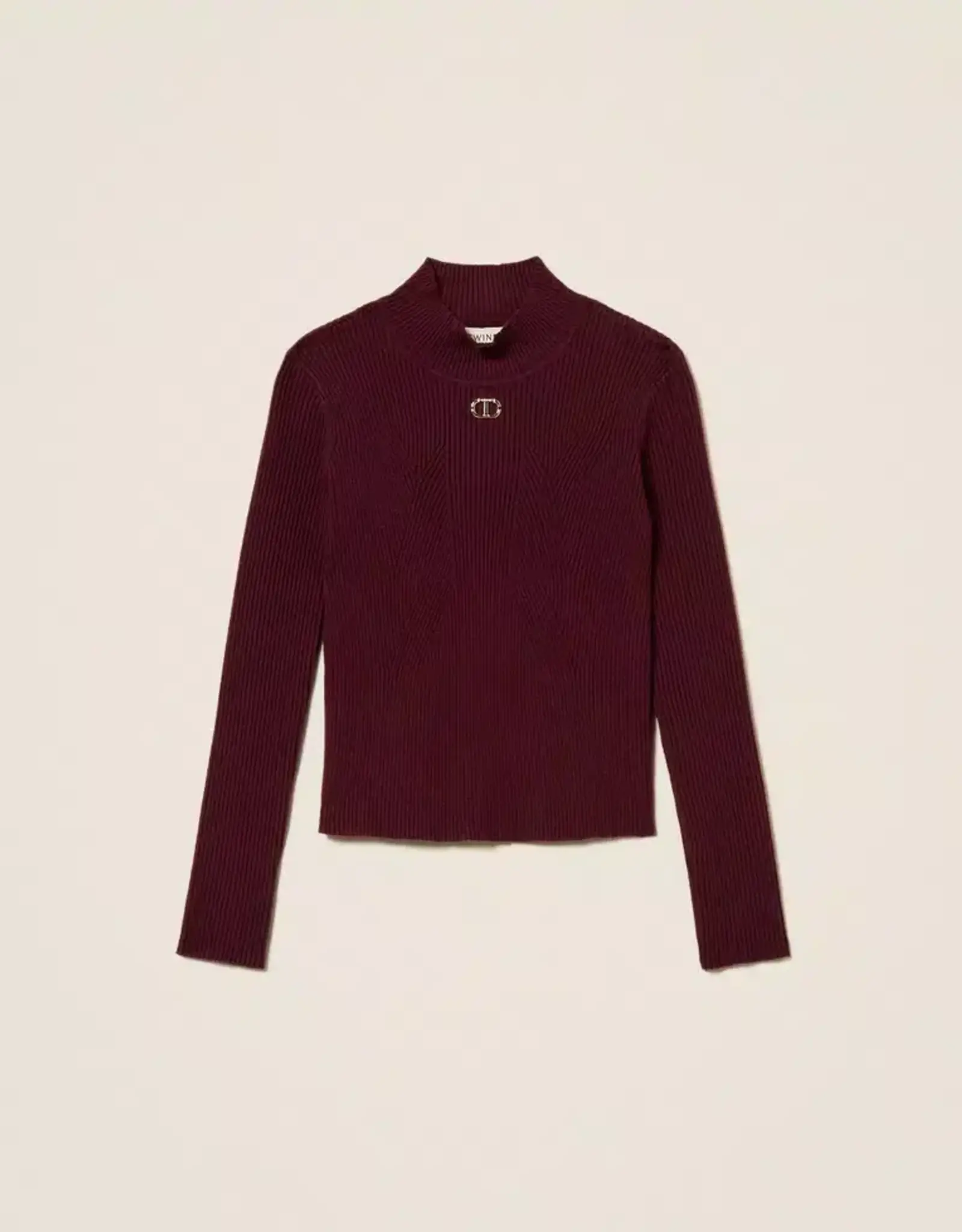 TWIN SET TWIN SET Pull burgundy