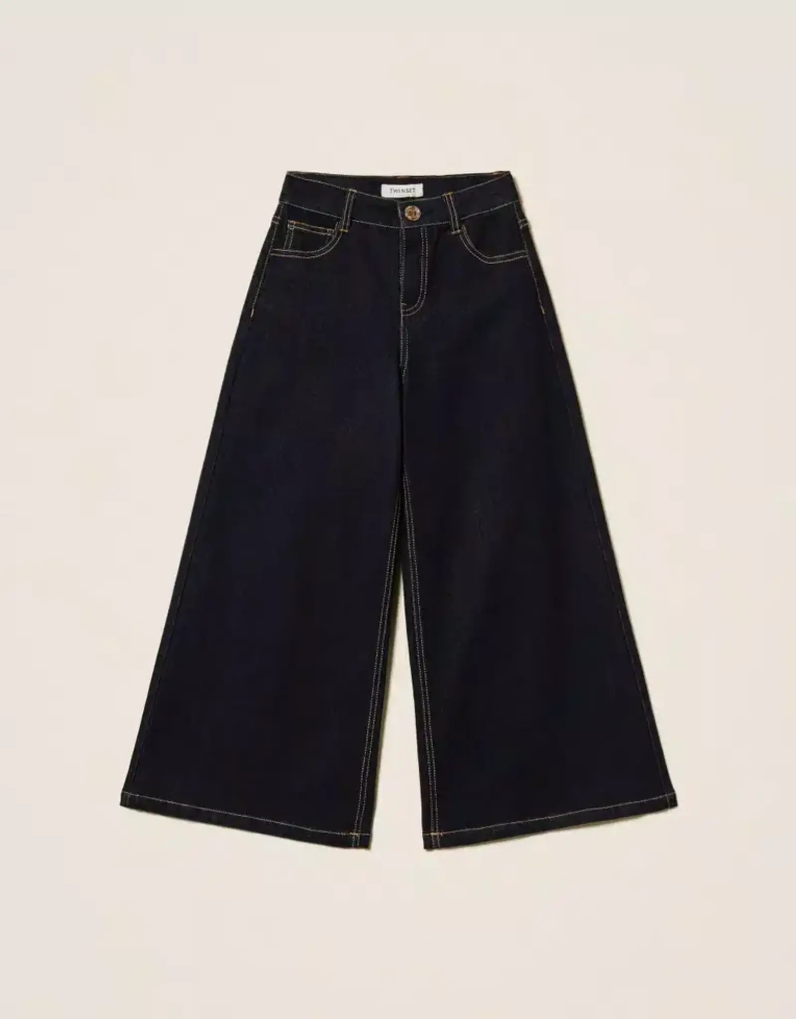 TWIN SET TWIN SET Woven trousers denim