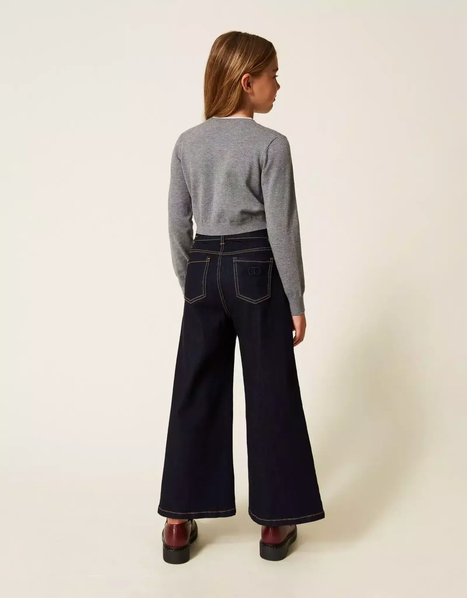 TWIN SET TWIN SET Woven trousers denim