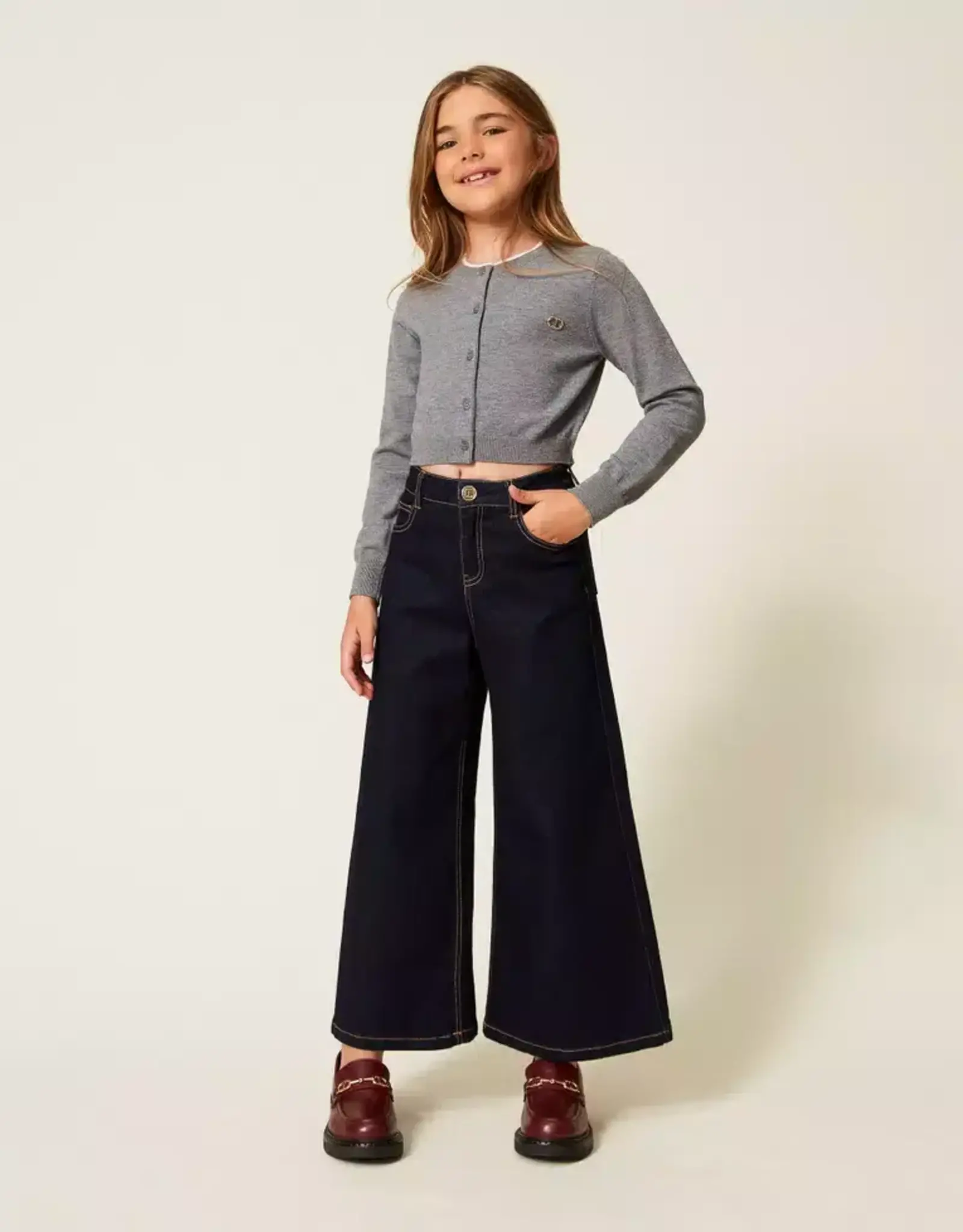 TWIN SET TWIN SET Woven trousers denim