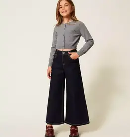 TWIN SET TWIN SET Woven trousers denim