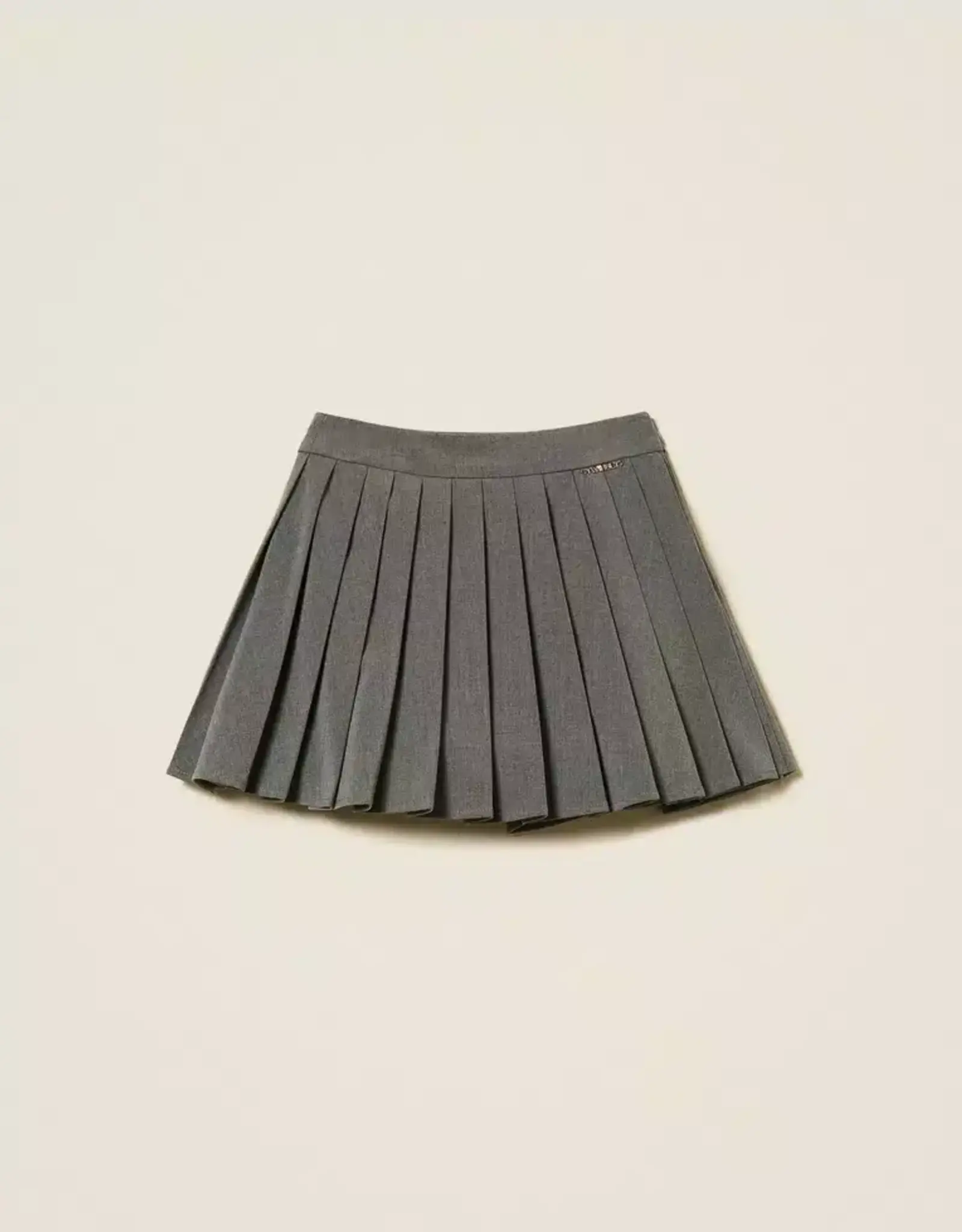 TWIN SET TWIN SET Woven skirt grey melange