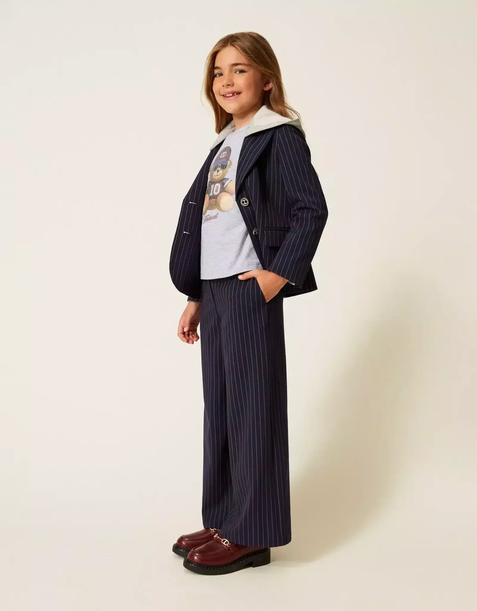 TWIN SET TWIN SET Woven trousers classic blue