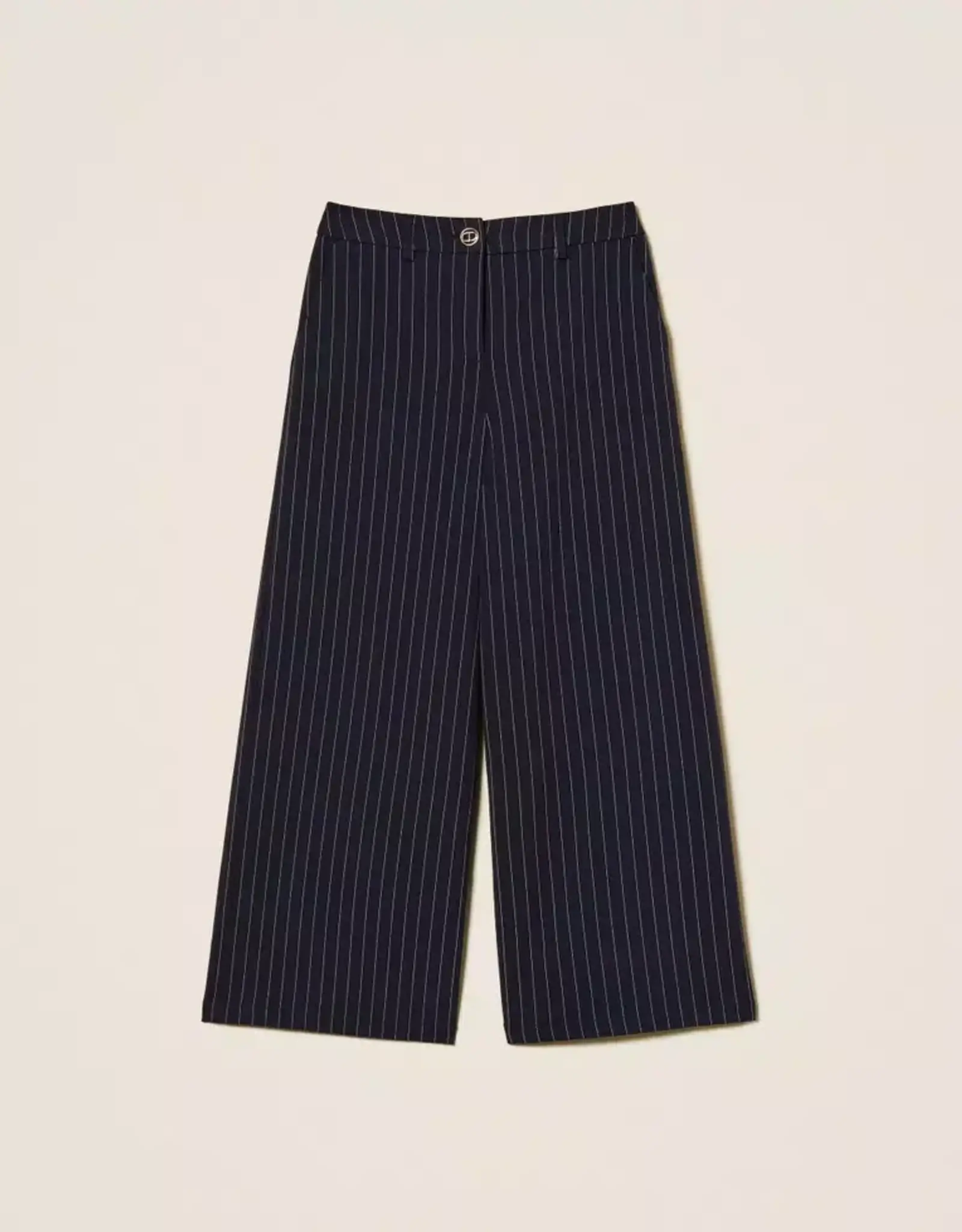 TWIN SET TWIN SET Woven trousers classic blue