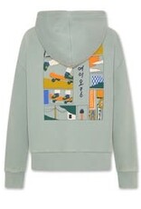 AMERICAN OUTFITTERS Ao76 Eldo sweater comics light teal