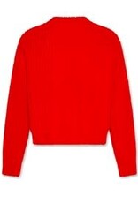 AMERICAN OUTFITTERS Ao76 Carla c-neck plain fluo red