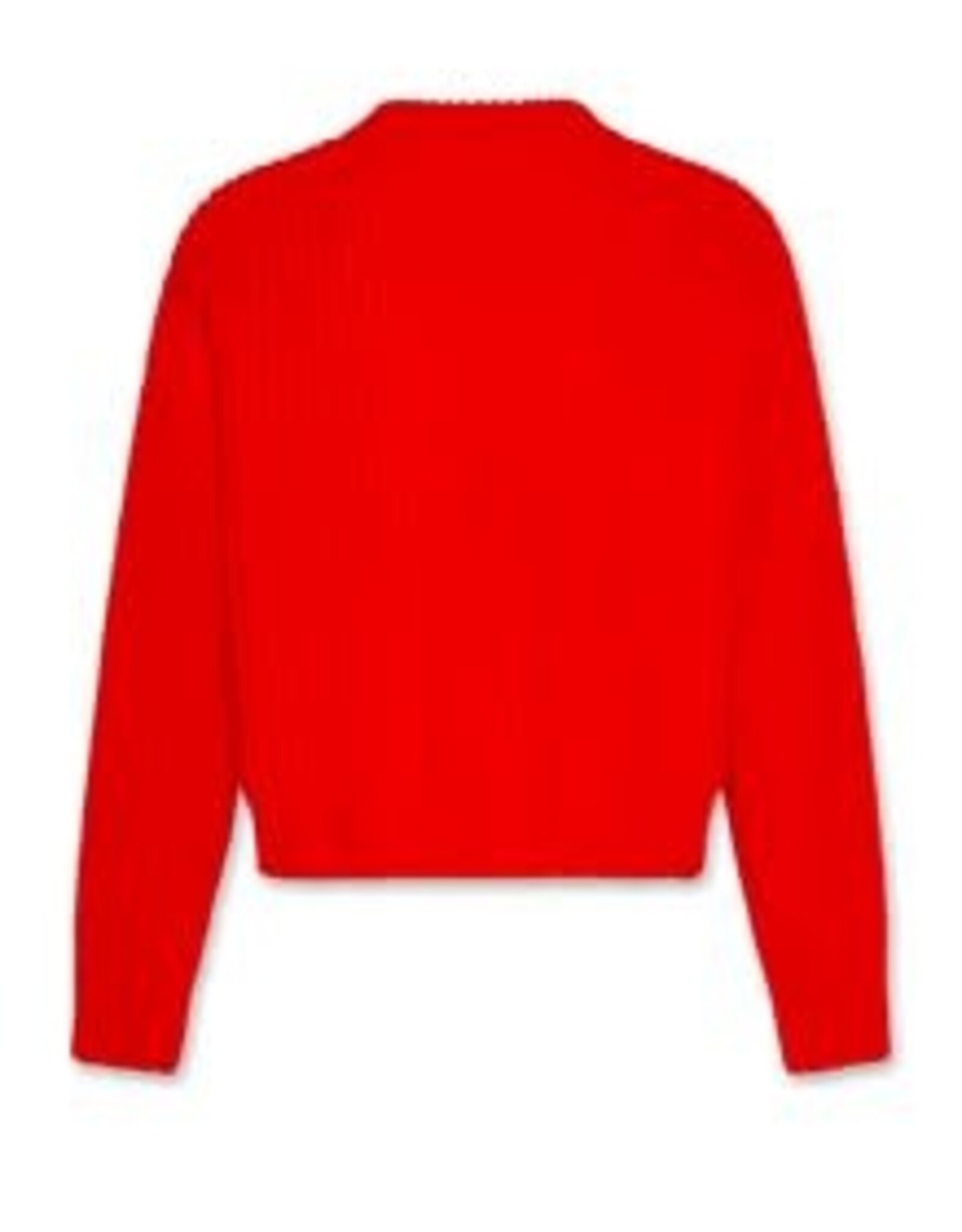 AMERICAN OUTFITTERS Ao76 Carla c-neck plain fluo red