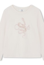 CHLOE CHLOE Tshirt lange mouw craie
