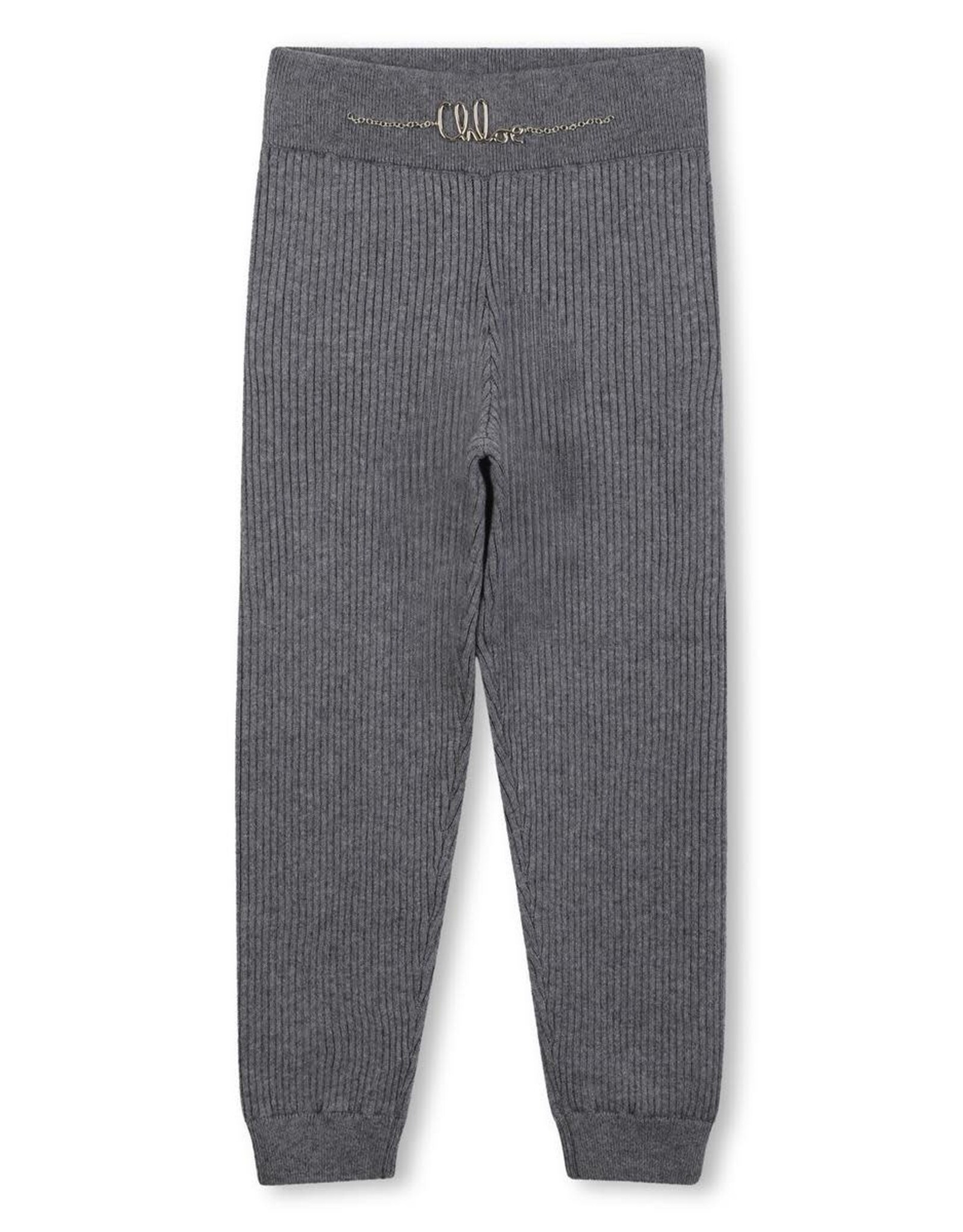 CHLOE CHLOE Broek gebreid grijs