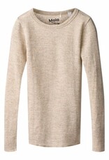 MOLO MOLO Rihanna wool oatmeal melange