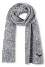 ZADIG & VOLTAIRE ZADIG&VOLTAIRE Sjaal grijs glitter