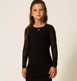 TWIN SET TWIN SET Woven black dress