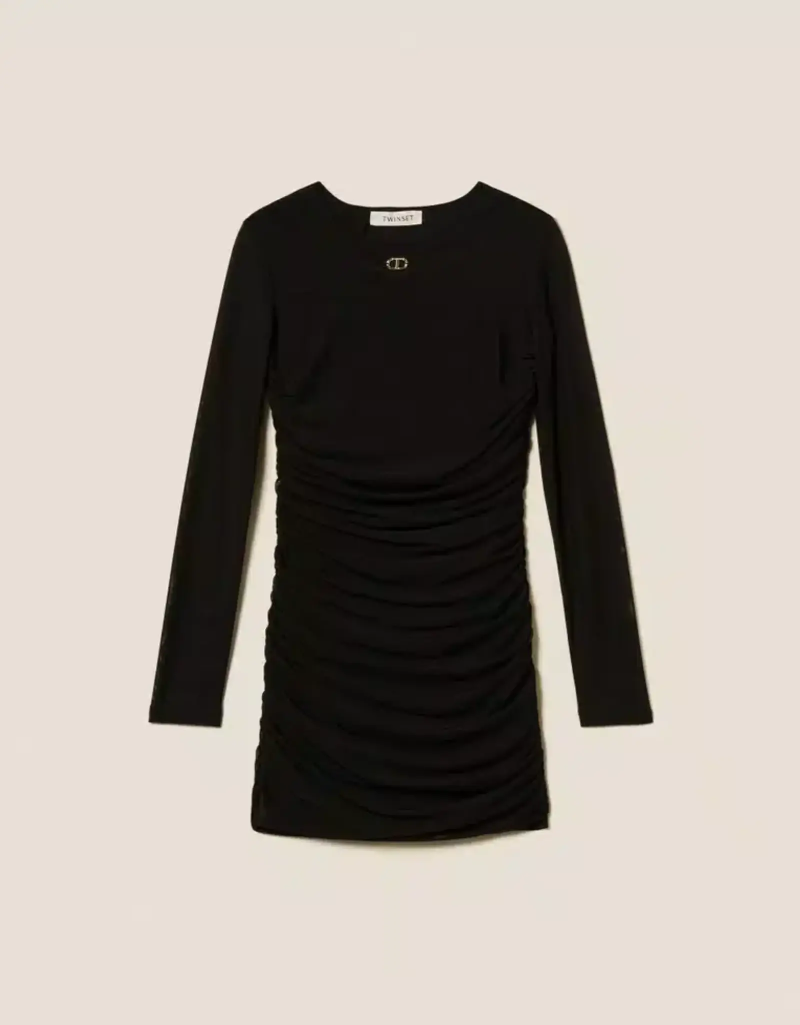 TWIN SET TWIN SET Woven black dress