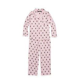 RALPH LAUREN RALPH LAUREN Pyjama flannel roze beertjes