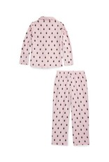 RALPH LAUREN RALPH LAUREN Pyjama flannel roze beertjes