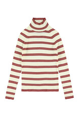 MAAN MAAN Camel jumper red stripe