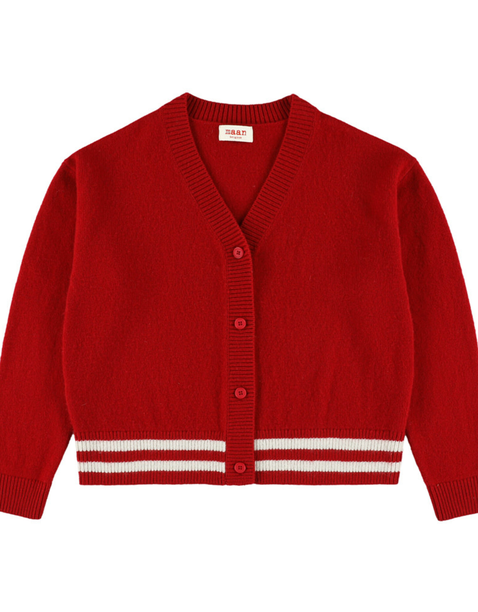 MAAN MAAN Cobra cardigan red