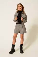 TWIN SET TWIN SET Woven short pied de poule