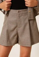 TWIN SET TWIN SET Woven short pied de poule