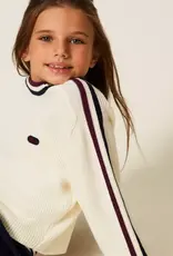 TWIN SET TWIN SET Ribbed jumper with two -tone stripes