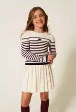 TWIN SET TWIN SET Striped turtleneck jumper