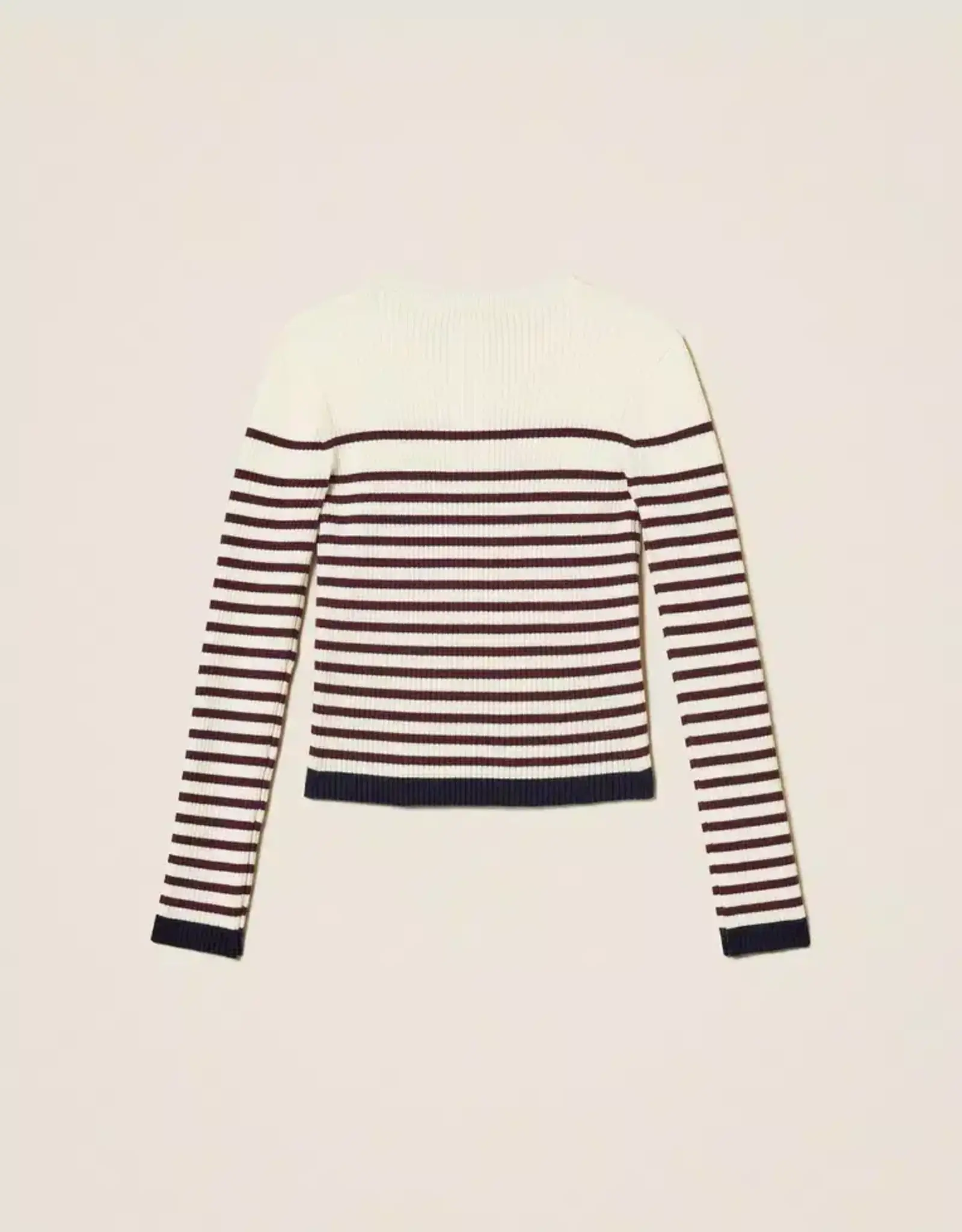 TWIN SET TWIN SET Striped turtleneck jumper