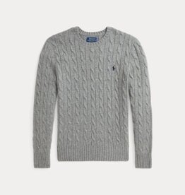 RALPH LAUREN RALPH LAUREN Kabelpull wol/cash grijs