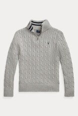 RALPH LAUREN RALPH LAUREN Kabelpull met rits boven grijs