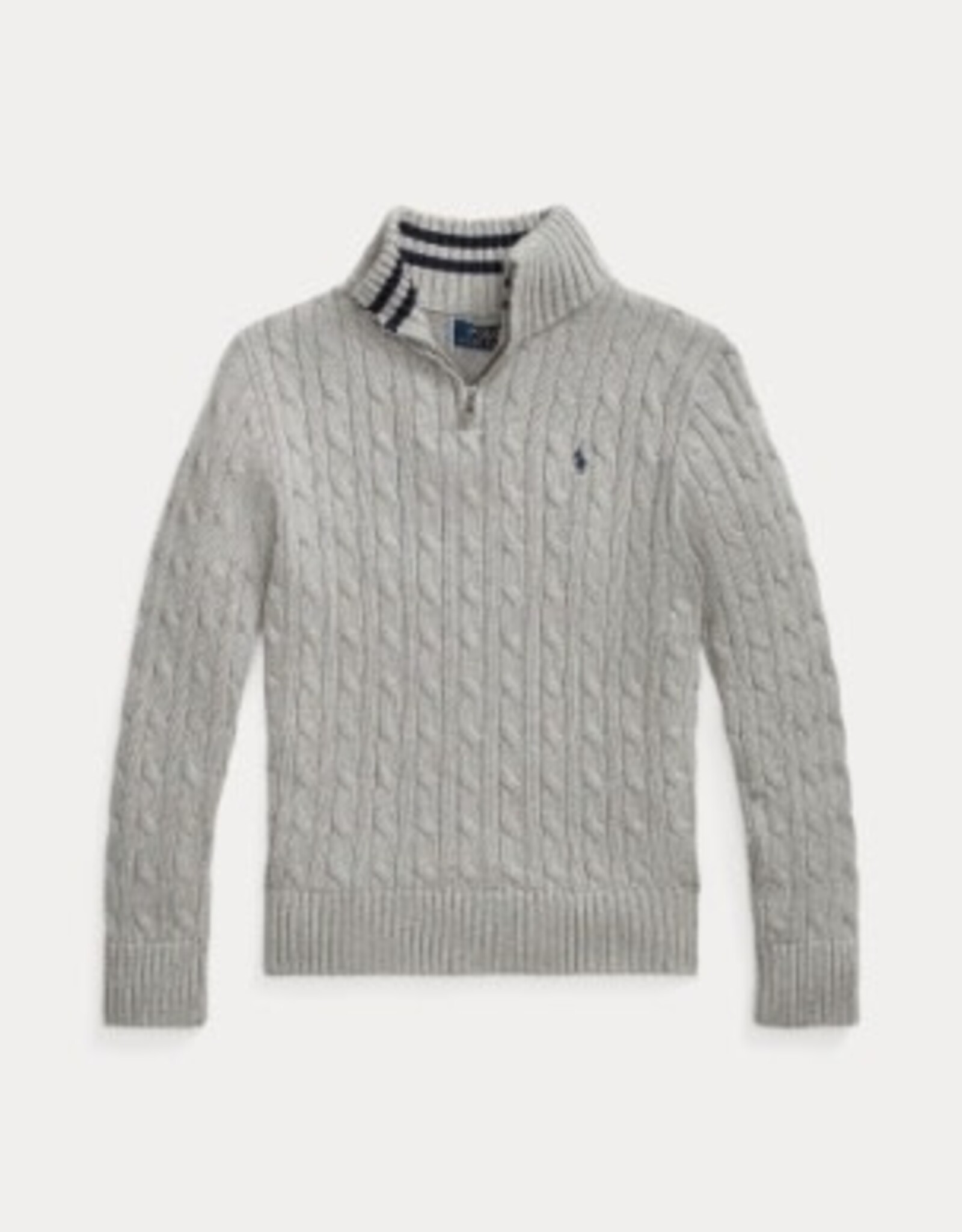 RALPH LAUREN RALPH LAUREN Kabelpull met rits boven grijs