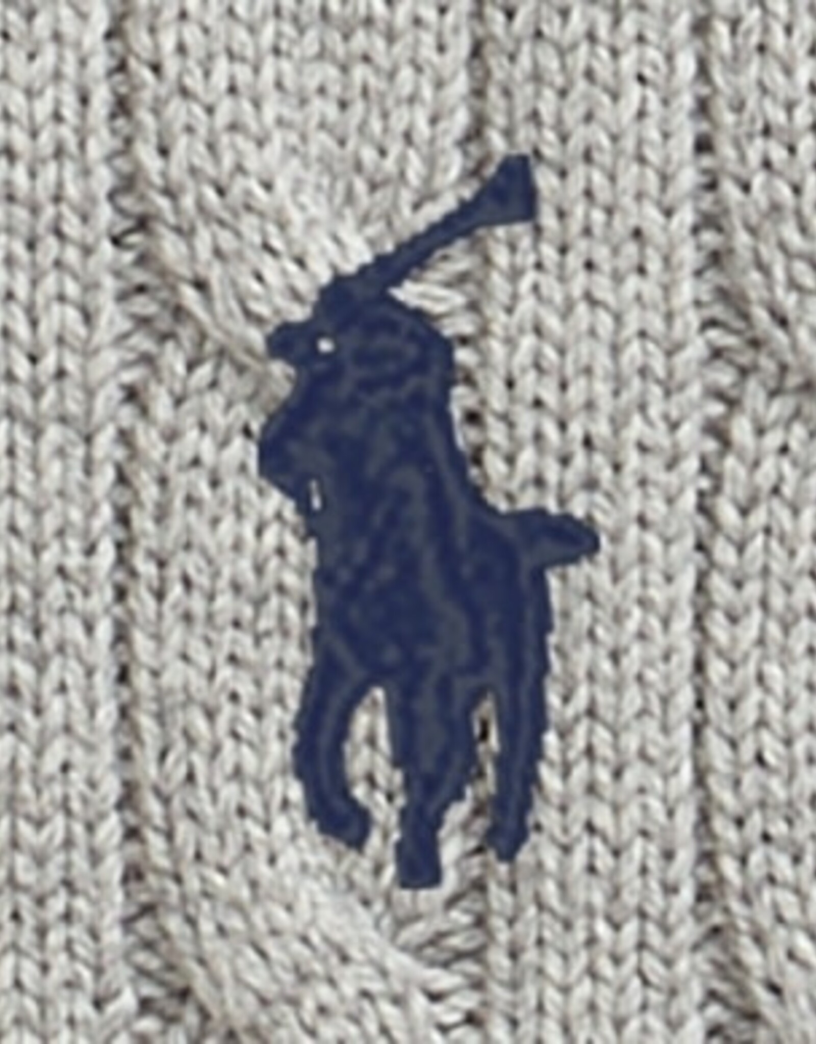 RALPH LAUREN RALPH LAUREN Kabelpull met rits boven grijs