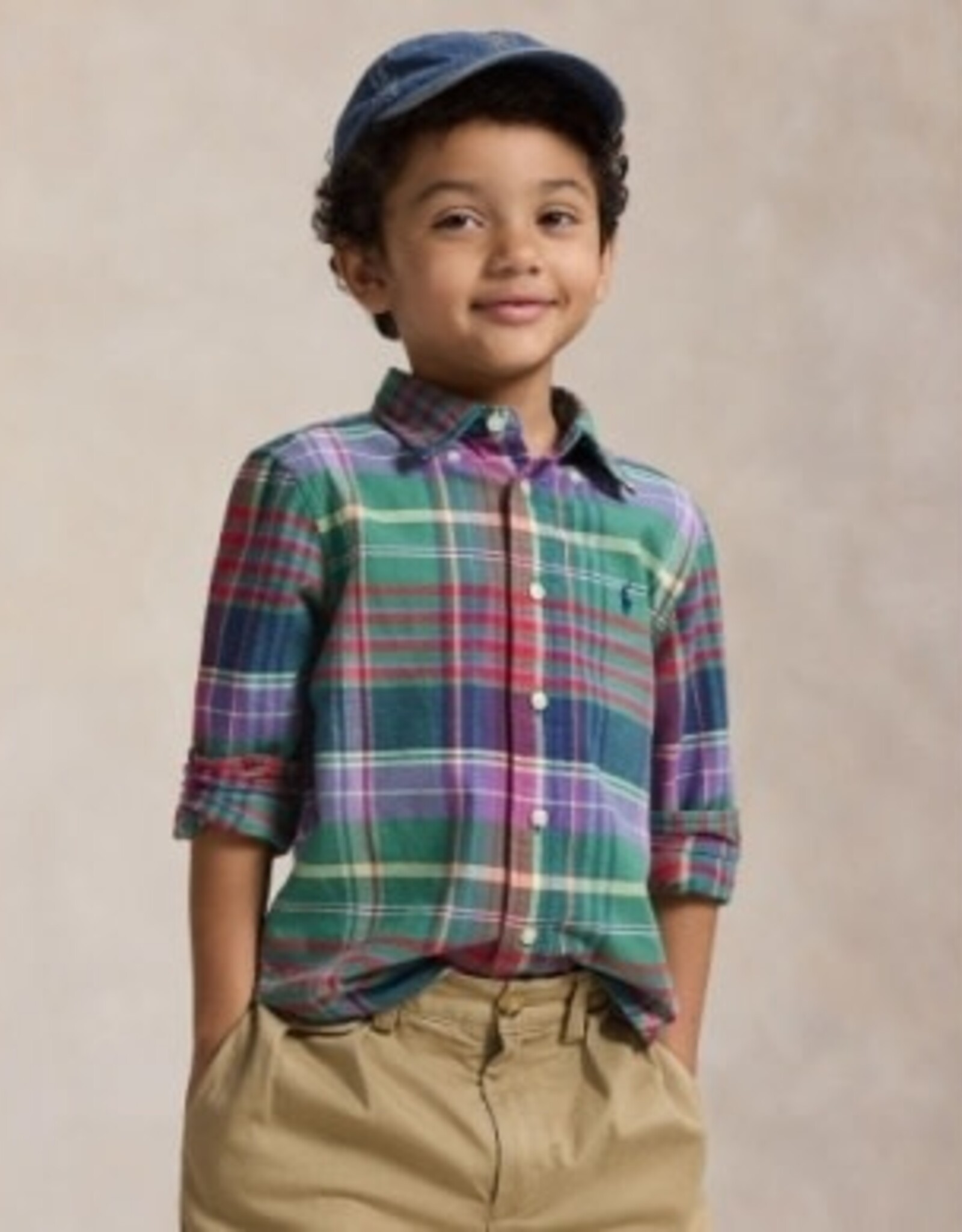 RALPH LAUREN RALPH LAUREN Hemd geruit green red multi