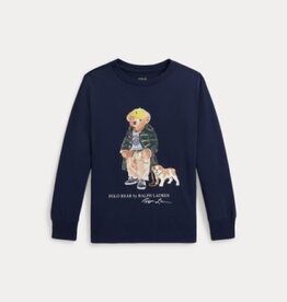 RALPH LAUREN RALPH LAUREN T-shirt met beer blauw