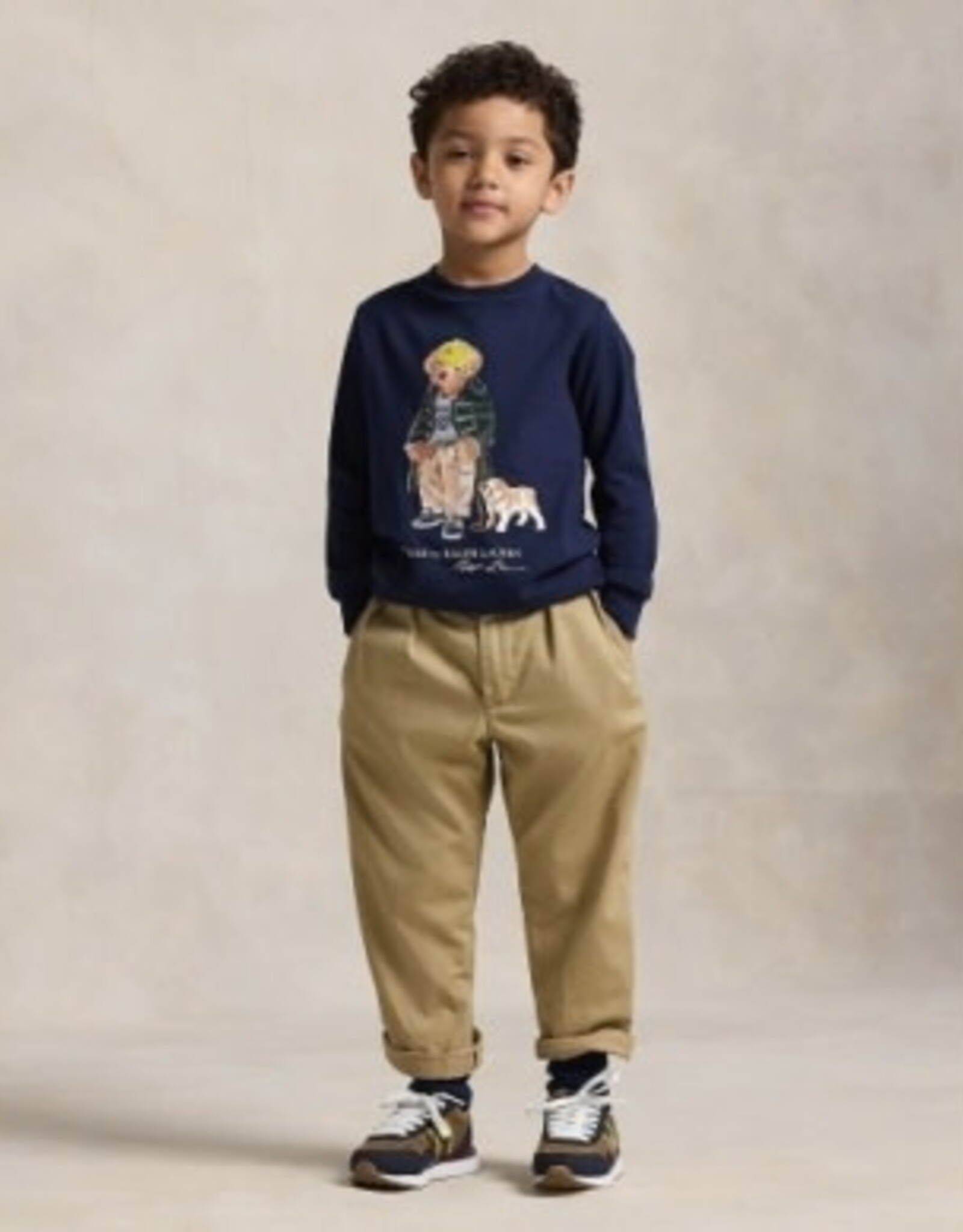 RALPH LAUREN RALPH LAUREN T-shirt met beer blauw