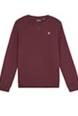 LYLE & SCOTT LYLE & SCOTT Brush back crew neck burgundy