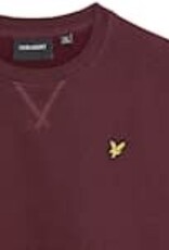 LYLE & SCOTT LYLE & SCOTT Brush back crew neck burgundy