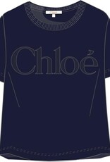 CHLOE CHLOE Tshirt korte mouw bleu amiral