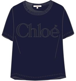 CHLOE CHLOE Tshirt korte mouw bleu amiral