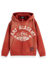 SCOTCH & SODA SCOTCH & SODA snow washed hoodie ketchup