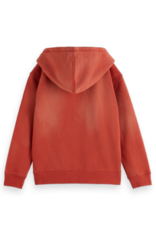 SCOTCH & SODA SCOTCH & SODA snow washed hoodie ketchup