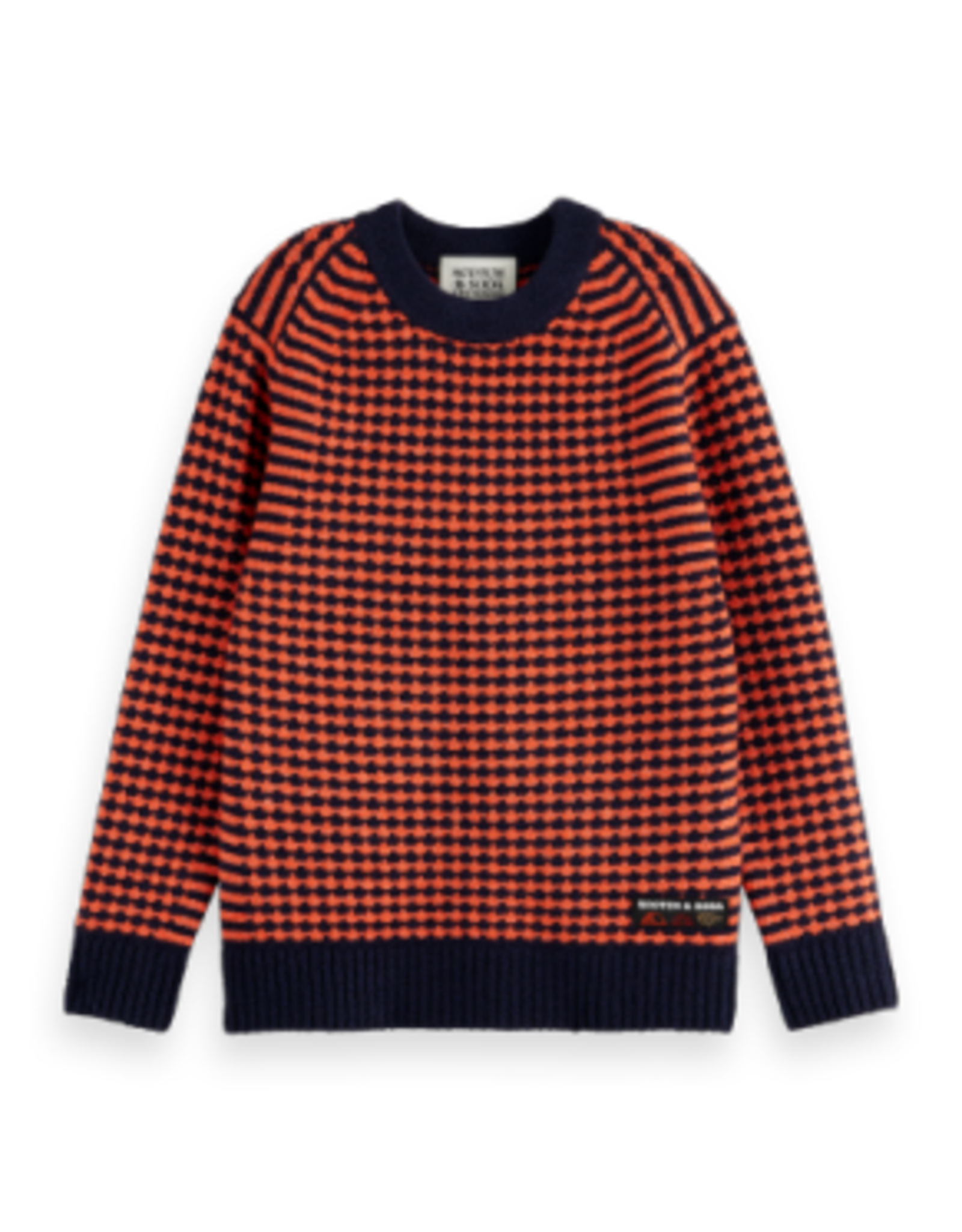 SCOTCH & SODA SCOTCH & SODA Chenille pullover sky/cherry