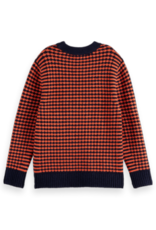 SCOTCH & SODA SCOTCH & SODA Chenille pullover sky/cherry