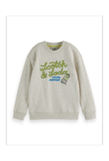 SCOTCH & SODA SCOTCH & SODA artwork sweatshirt ecru melange