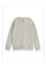 SCOTCH & SODA SCOTCH & SODA artwork sweatshirt ecru melange