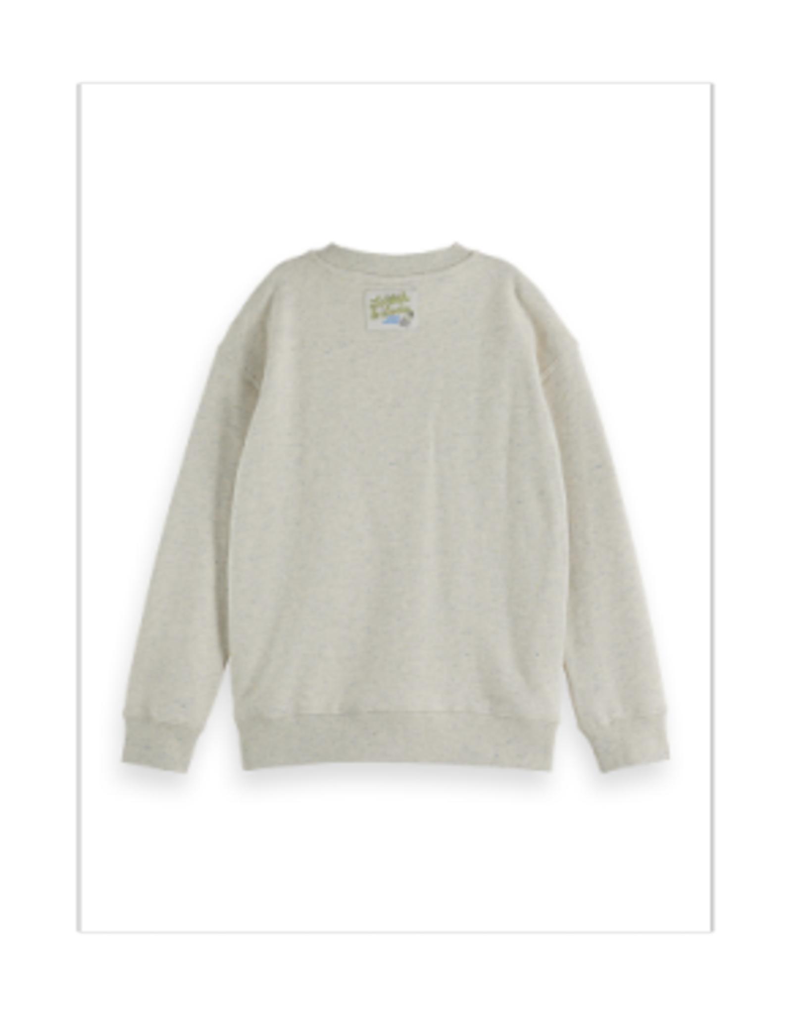 SCOTCH & SODA SCOTCH & SODA artwork sweatshirt ecru melange