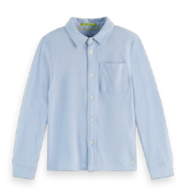 SCOTCH & SODA SCOTCH & SODA Two tone pique shirt