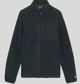 LYLE & SCOTT LYLE & SCOTT Nylon trim polar fleece dark navy