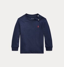 RALPH LAUREN RALPH LAUREN T-shirt baby  l/m blauw