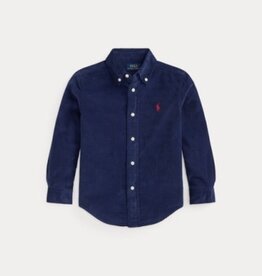 RALPH LAUREN RALPH LAUREN Hemd ribfluweel donkerblauw