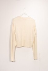 DESIGNERS REMIX DESIGNERS REMIX Verona cropped seam knit cream