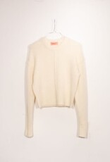 DESIGNERS REMIX DESIGNERS REMIX Verona cropped seam knit cream